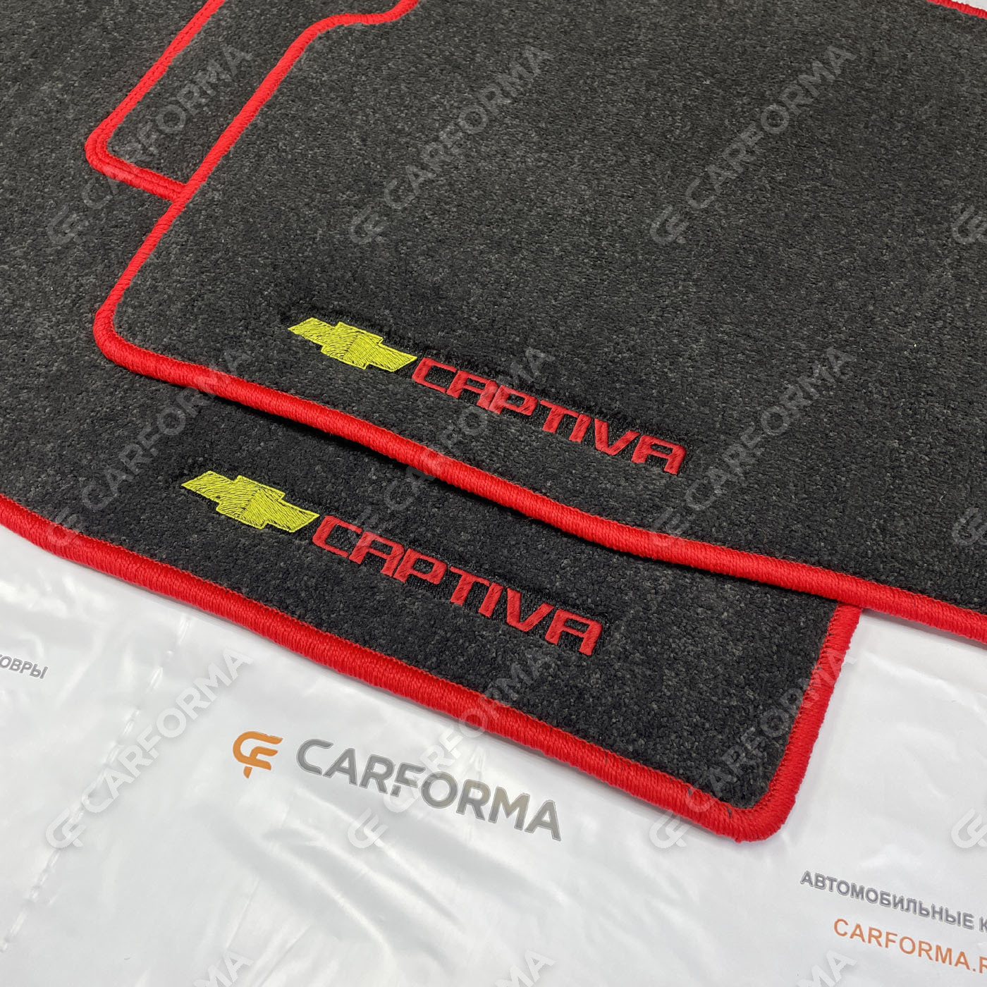 Ворсовые коврики на Chevrolet Captiva 2006&nbsp;-&nbsp;2016 в Симферополе