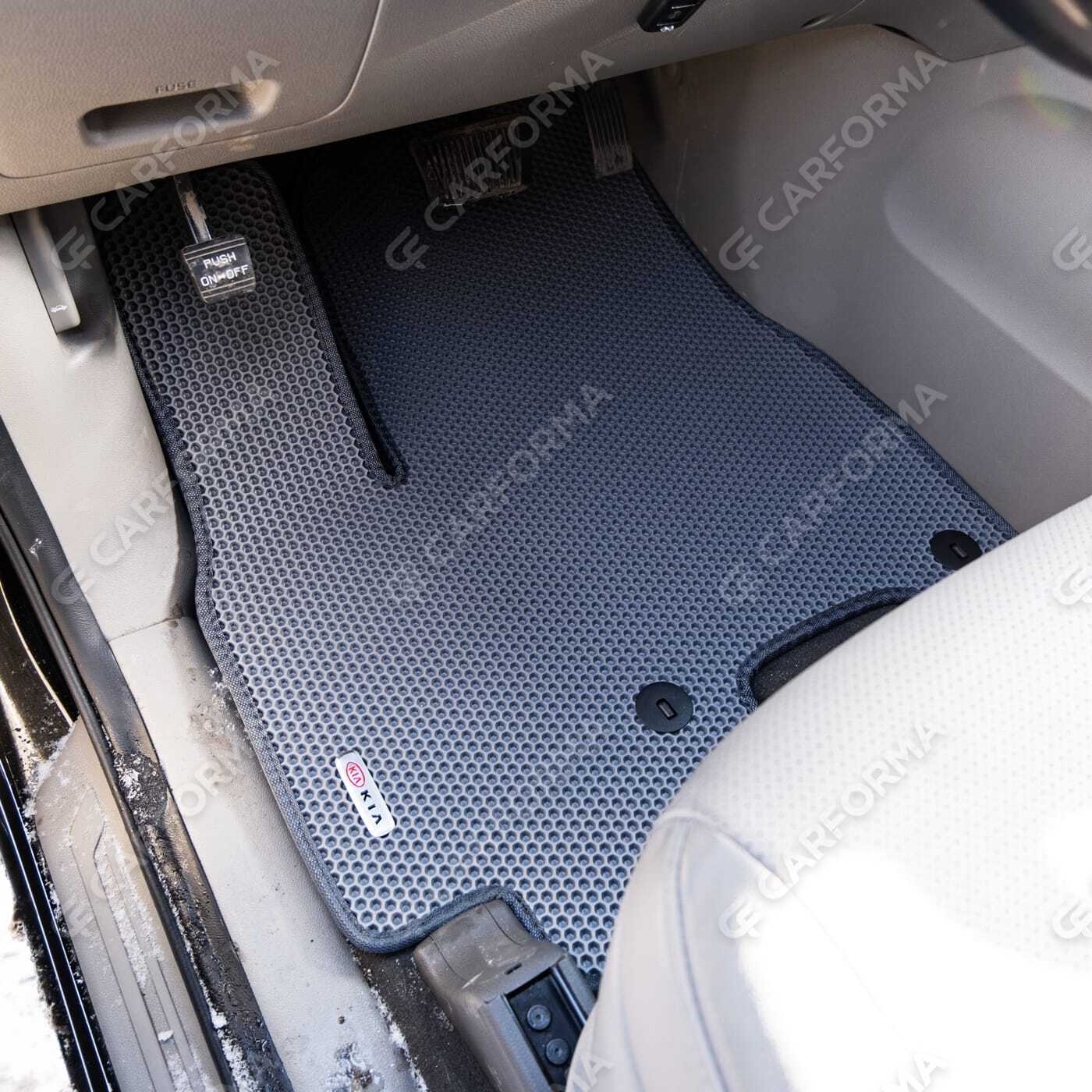Ворсовые коврики на KIA Carnival III 7 мест 2014&nbsp;-&nbsp;2021 в Симферополе