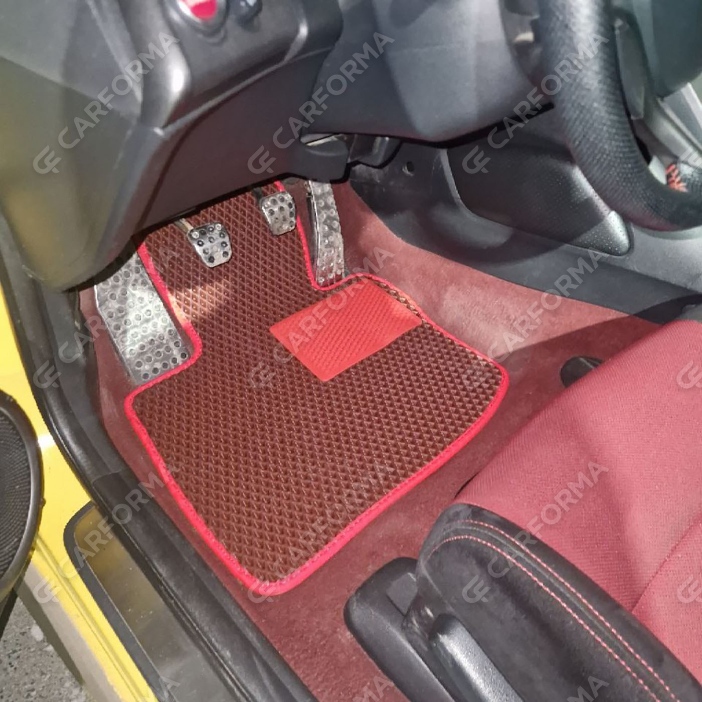 Ворсовые коврики на Honda Civic VIII 3d 2006&nbsp;-&nbsp;2011 в Симферополе