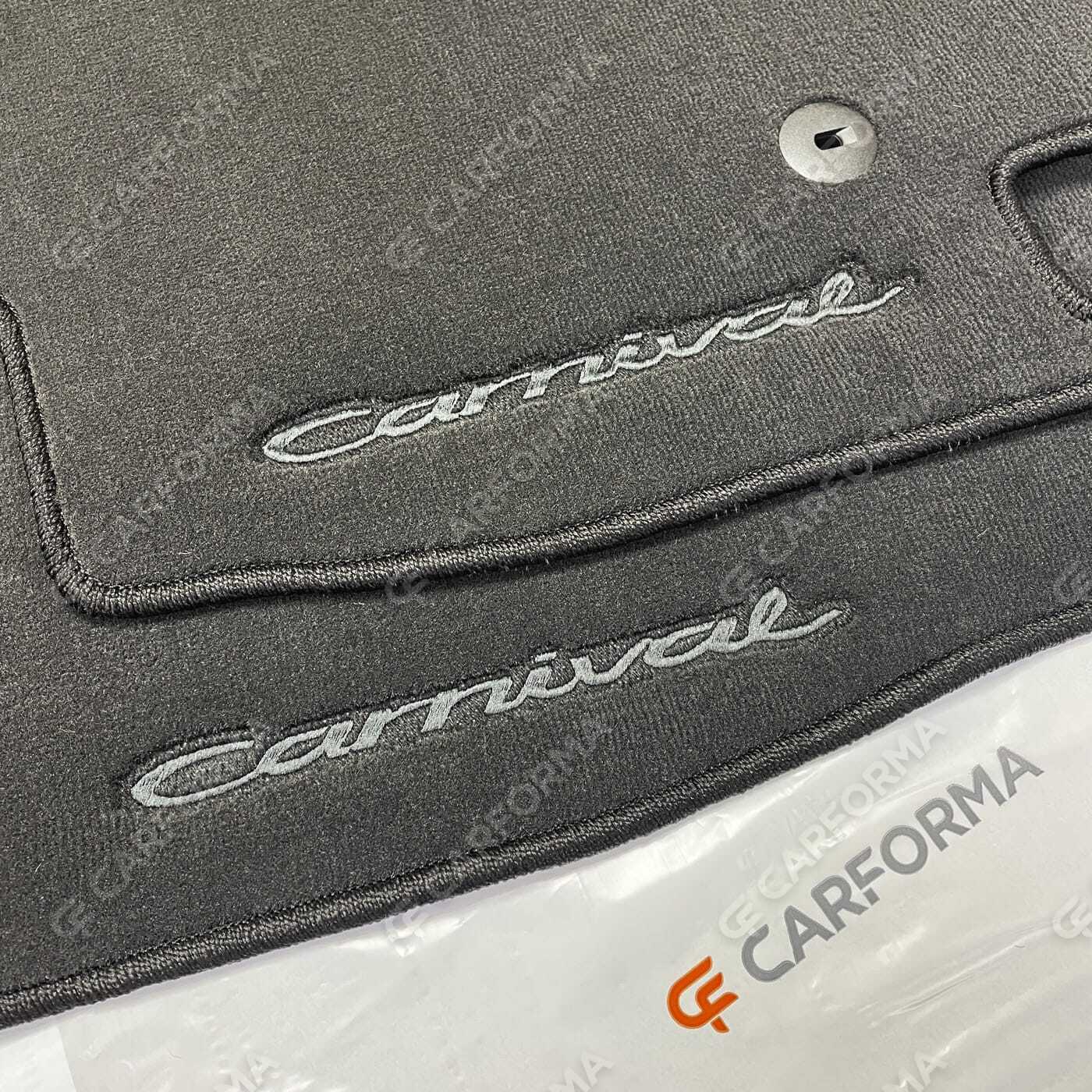 Ворсовые коврики на KIA Carnival IV 7 мест с оттоманками 2020&nbsp;-&nbsp;2026 в Симферополе