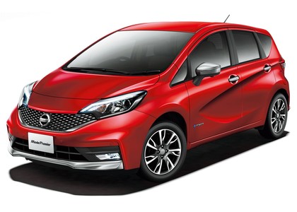 Ворсовые коврики на Nissan Note E-Power (E12) 2016 - 2020 в Симферополе