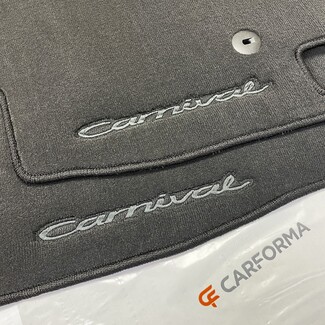 Ворсовые коврики на KIA Carnival III 7 мест 2014&nbsp;-&nbsp;2021 в Симферополе