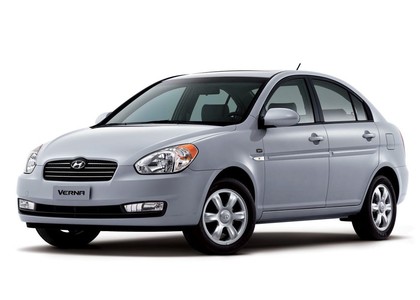 Коврики на Hyundai Verna 2005 - 2010 в Симферополе