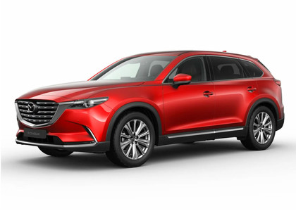 Ворсовые коврики на Mazda CX9 II 2015 - 2025 в Симферополе
