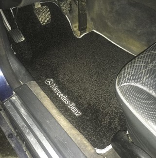 Ворсовые коврики на Mercedes E (W210) 1995 - 2002 в Симферополе