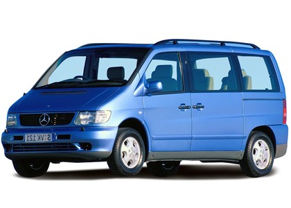 Ворсовые коврики на Mercedes Vito (W638) 1996 - 2003 в Симферополе