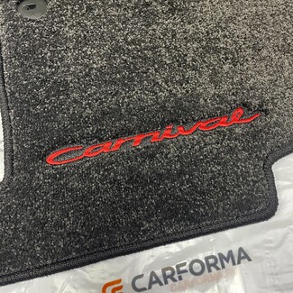 Ворсовые коврики на KIA Carnival III 7 мест 2014&nbsp;-&nbsp;2021 в Симферополе