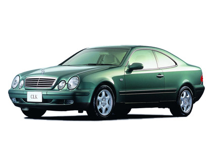 Ворсовые коврики на Mercedes CLK (C208) 1996 - 2003 в Симферополе