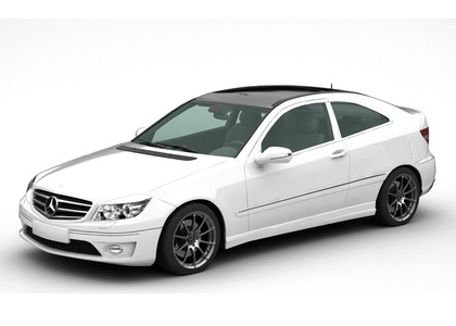 Ворсовые коврики на Mercedes CLC (CL203) 2008 - 2011 в Симферополе