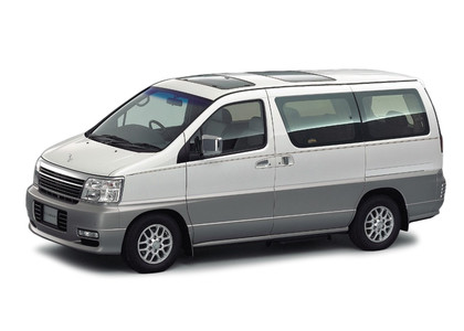 Ворсовые коврики на Nissan Elgrand (E50) 1997 - 2002 в Симферополе